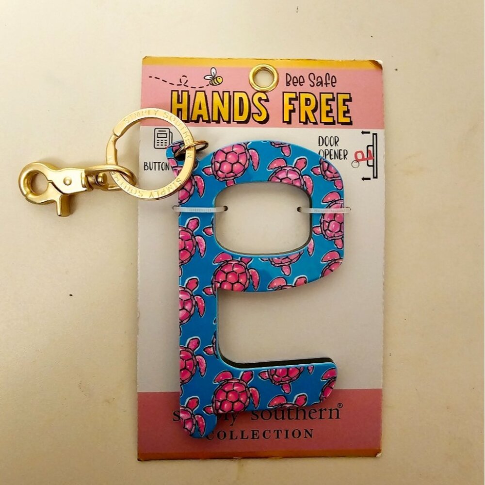 Simply Southern Bee Safe Hands Free Door Opener With Sea Turtles